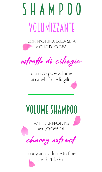 SHAMPOO BICè VOLUMIZZANTE SHAMPOO BICè VOLUMIZZANTE